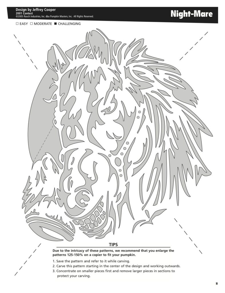 Night Mare Free Pattern By Pumpkin Masters Want To Print This Out Click On The Halloween Pumpkin Carving Stencils Halloween Pumpkin Stencils Pumpkin Masters