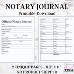 Notary Journal Notary Public Signing Agent Notary Supplies Etsy Notary Supplies Notary Public Notary