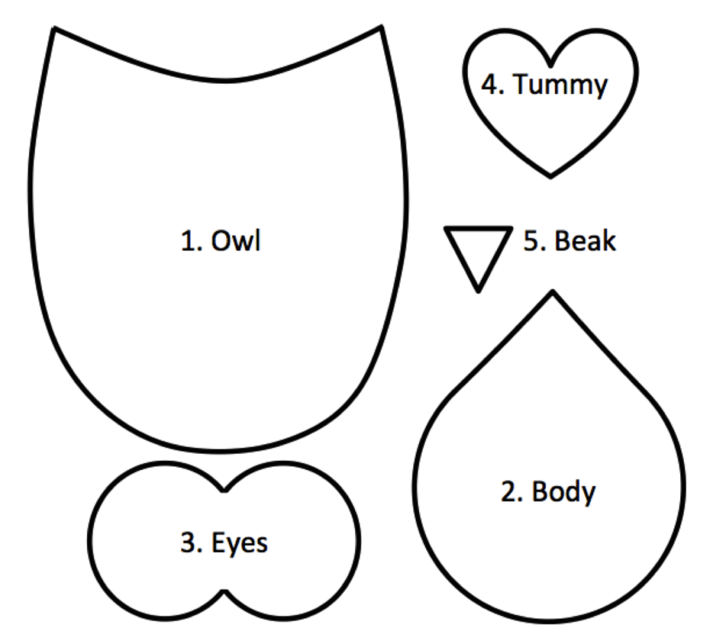 Simple Owl Template Printable