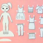 Paper Doll Cut File And Printable Meet Hannah A Downloadable Etsy de