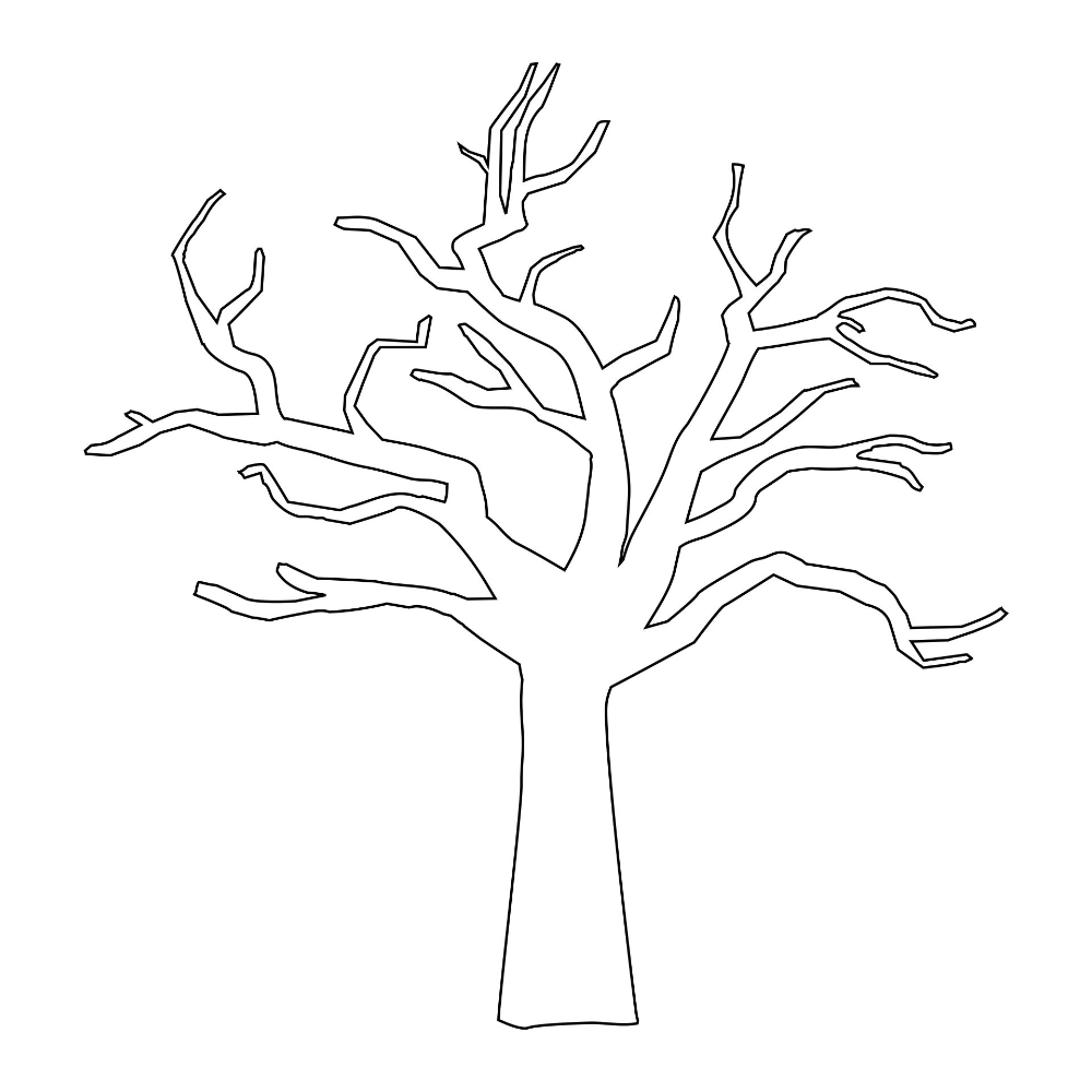 Tree Trunk Template Printable