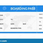 Plane Ticket Template Stock Illustrations 7 042 Plane Ticket Template Stock Illustrations Vectors Clipart Dreamstime