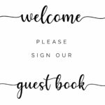 Please Sign Our Guestbook Free Printable Tulamama