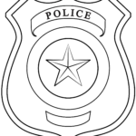 Police Badge Printable Template Free Printable Papercraft Templates