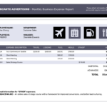 Printable Expense Report