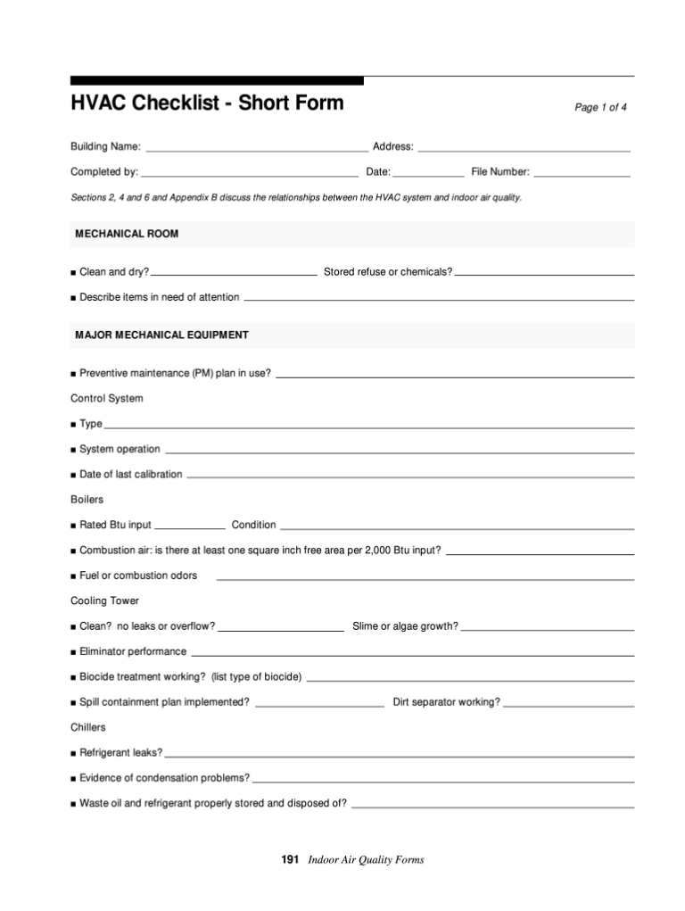 Printable Hvac Checklist Fill Out Sign Online DocHub Fillable Form 2023