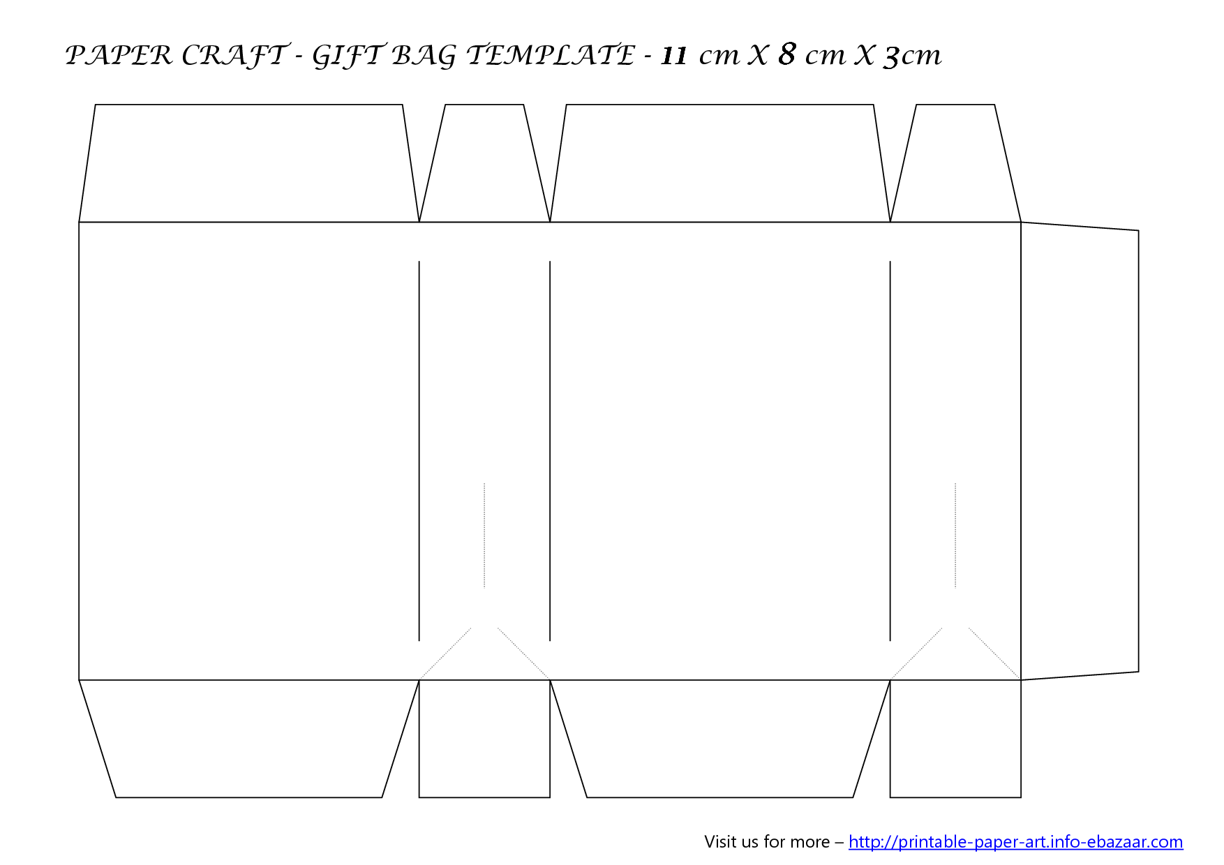 Printable Paper Bag Template Fun Paper Bag Gift Bag Templates Printable Paper