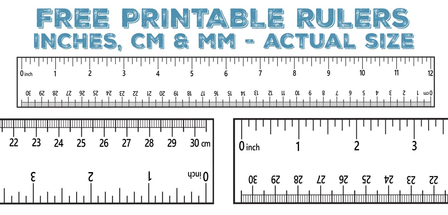 Printable Ruler Free Accurate Ruler Inches CM MM World Of Printables