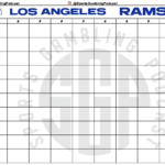 Printable Super Bowl 56 Squares Grid Cincinnati Bengals Vs Los Angeles Rams Sports Gambling Podcast