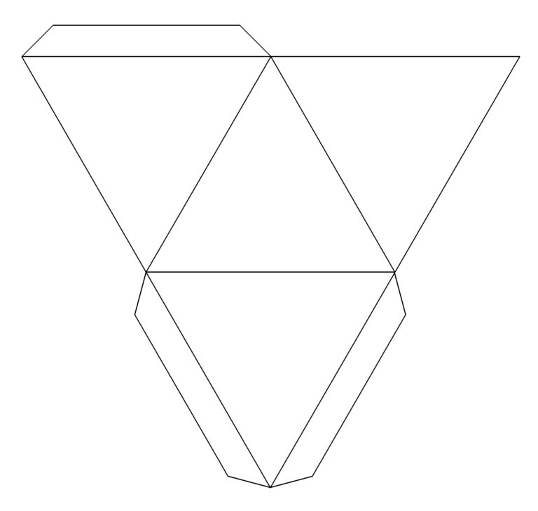 Pyramid Papercraft 3d Paper Box Template Printable Papercrafts ...