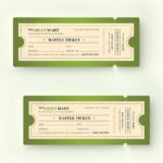 Raffle Ticket Word Templates Design Free Download Template