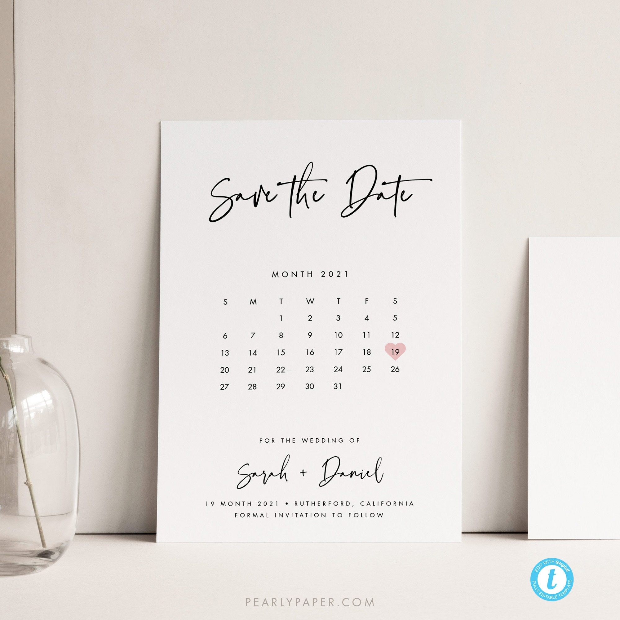 Printable Save The Date Template Fillable Form 2023