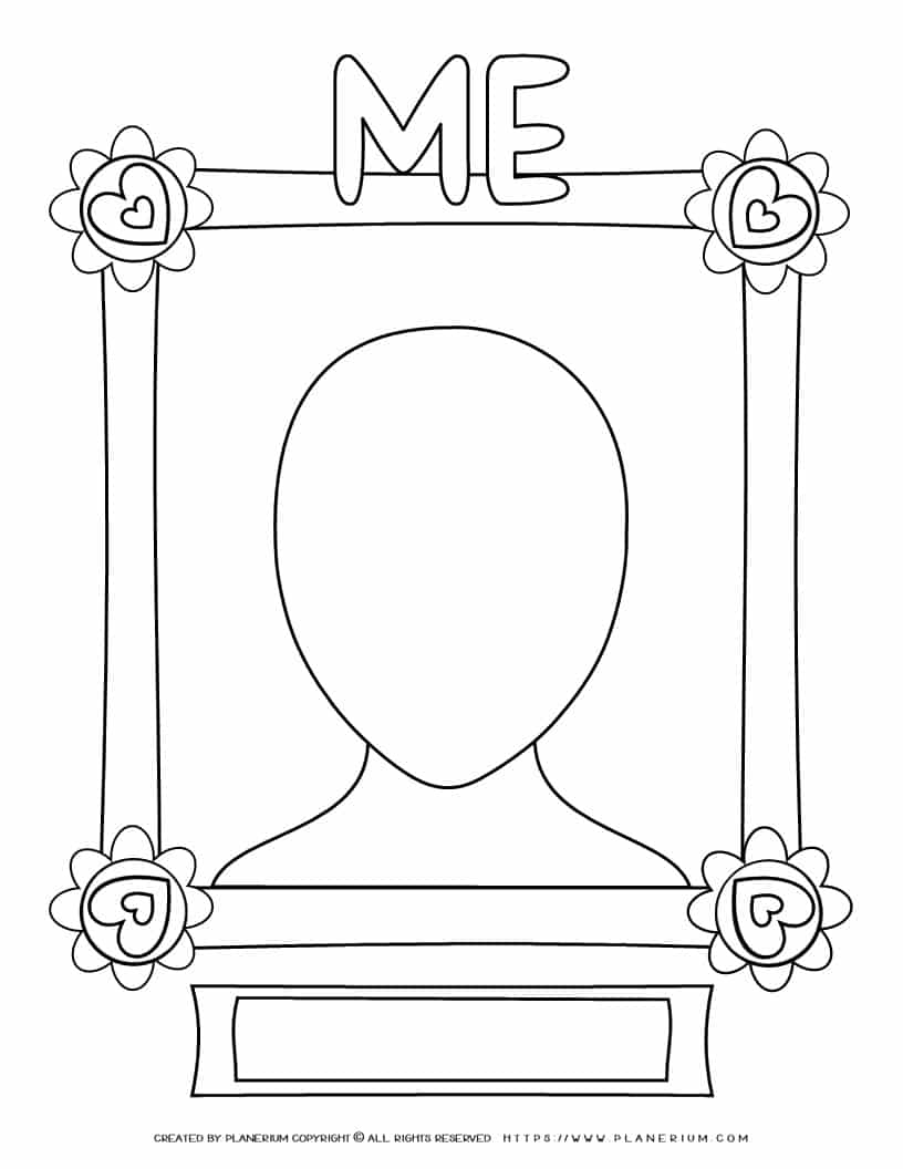 Self Portrait Template Planerium