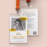 Service Animal ID Card Templates Design Free Download Template