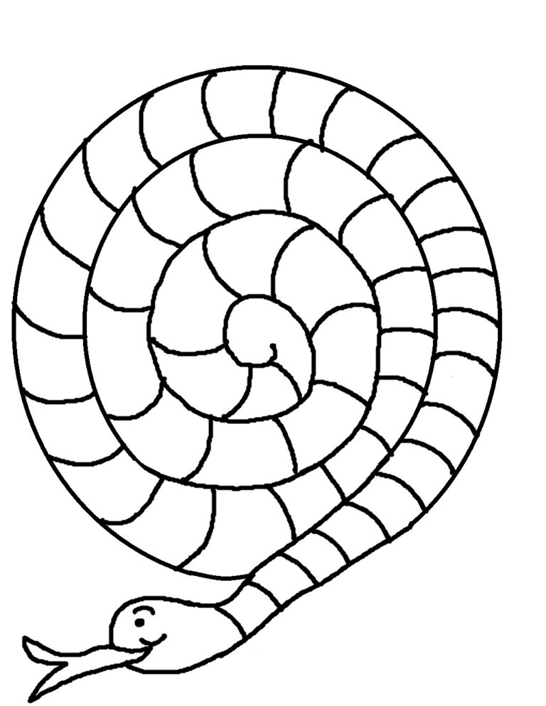 Printable Snake Craft Template - Fillable Form 2025