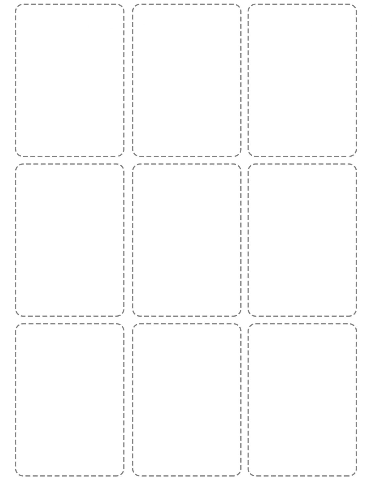 Standard Card Game Templates Card Game Maker Fillable Form 2023