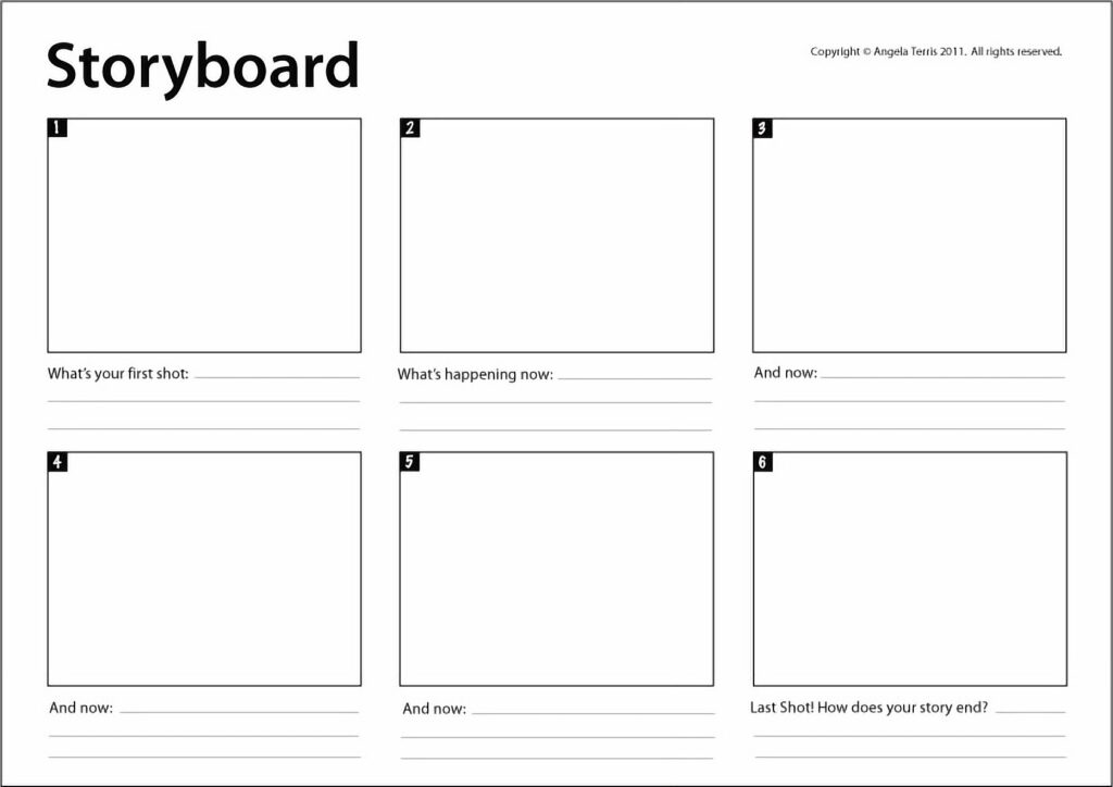 Storyboard Template Printable