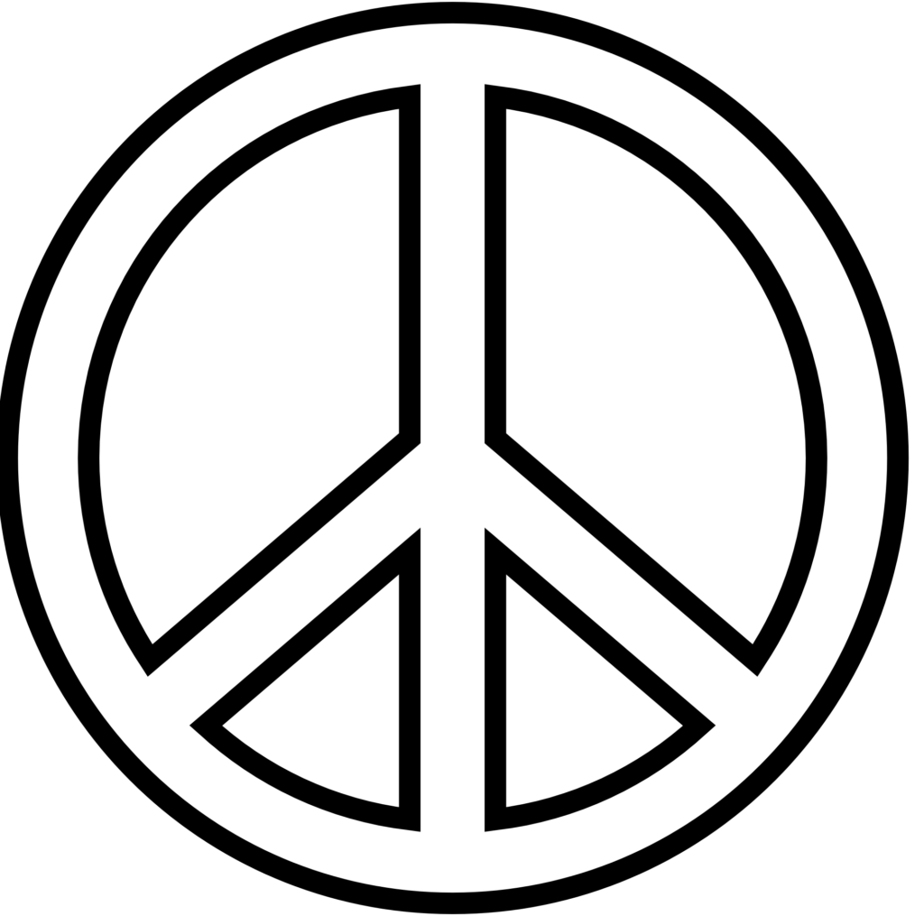 Printable Peace Sign Template