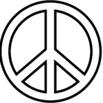 Symbol Peace Sign Drawing Clip Art Library