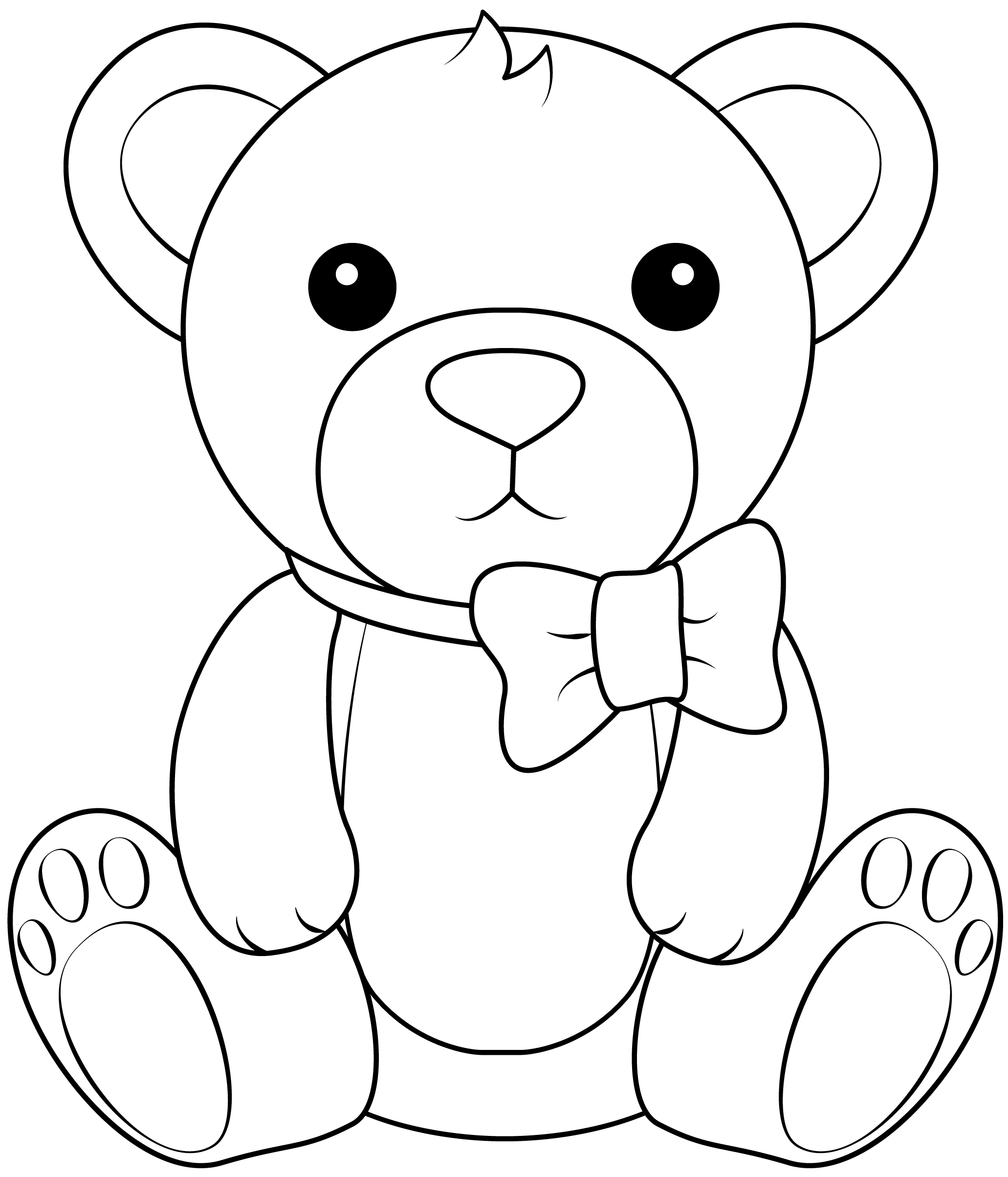 Teddy Bear Printable Template Free Printable Papercraft Templates