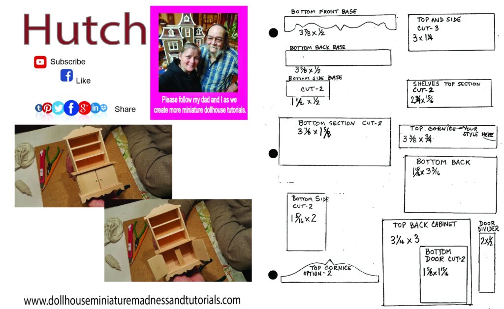 Template Free Printable Dollhouse Furniture Patterns