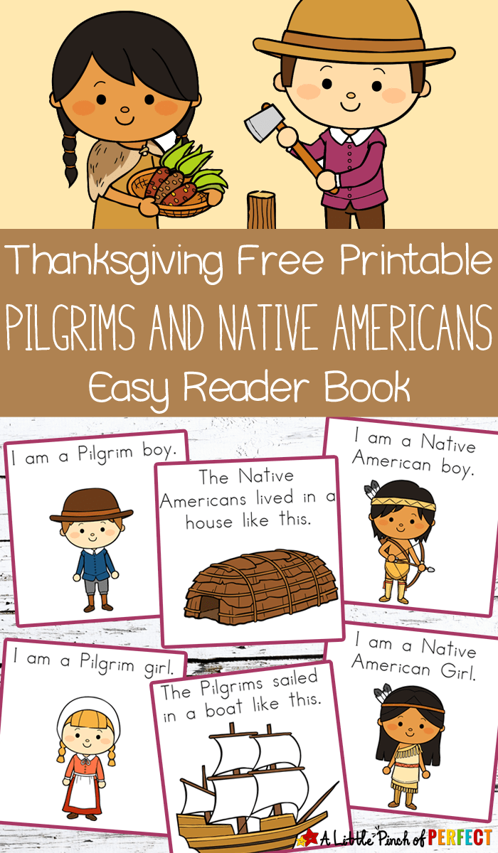 Thanksgiving Color And Read Book Free Printable Kids Activity 