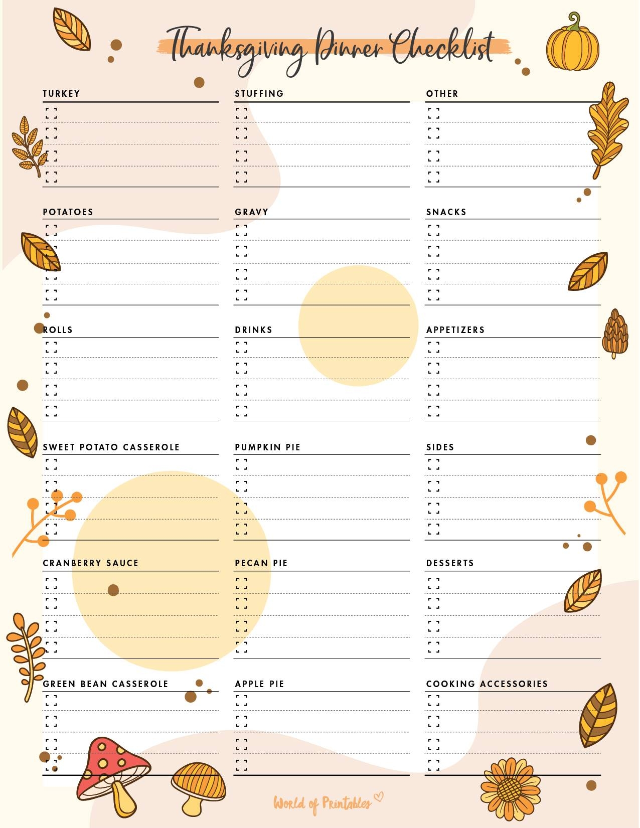 Thanksgiving Planner Free 60 Page Planner That s Perfect For Thanksgiving