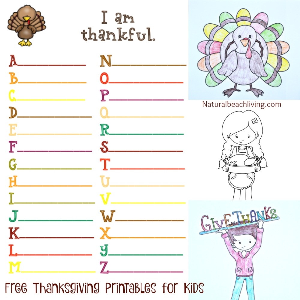 Thanksgiving Activities For Kids Printable