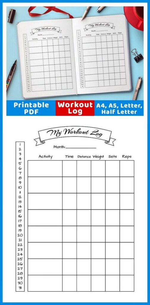 This Item Is Unavailable Etsy Bullet Journal Workout Workout Log Printable Fitness Journal Printable