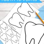 Tooth Templates Free Printable Outlines