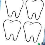 Tooth Templates Free Printable Outlines