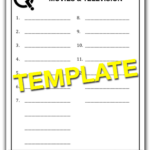 Trivia Round Question Sheet Template QuizNightHQ