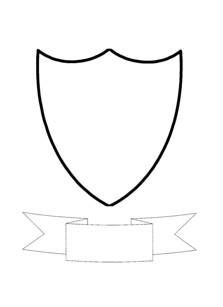 Troop Crest Printable Shield Template Family Crest Template Template Printable