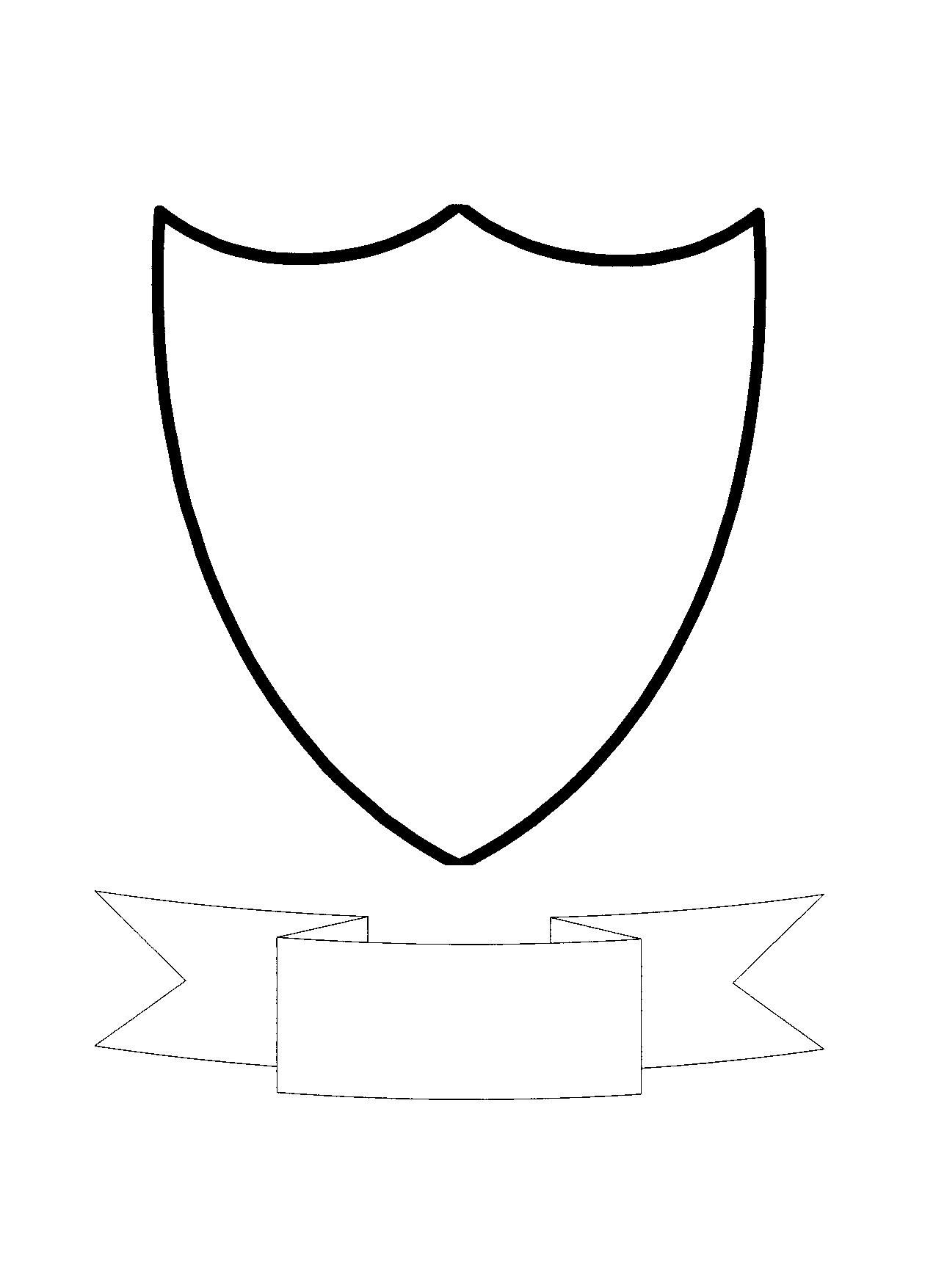 Troop Crest Printable Shield Template Family Crest Template Template Printable