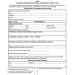 Vet Health Certificate Fill Online Printable Fillable Blank PdfFiller