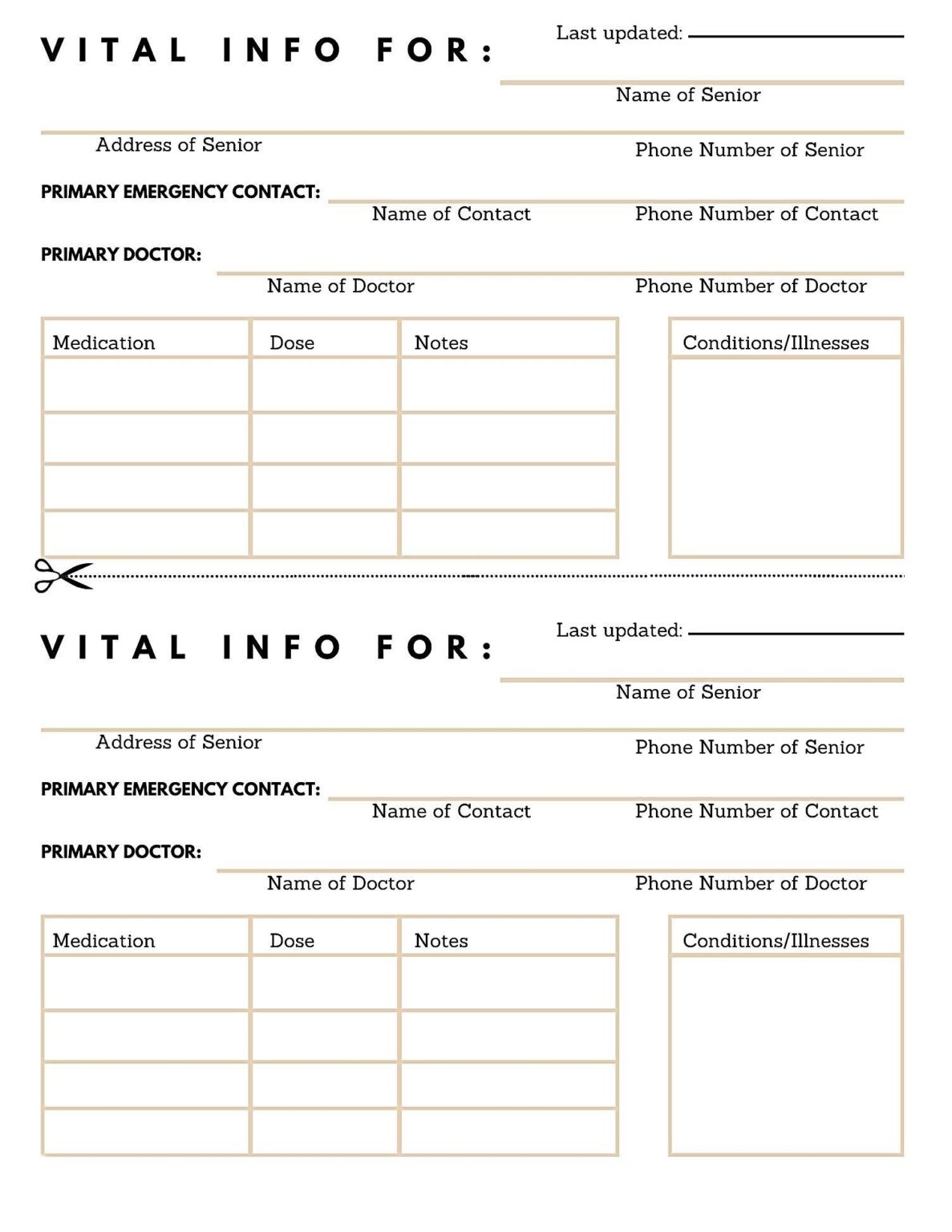 Vital Info Wallet Card Template - Vital Info Wallet Card Template Clio Home 1187x1536