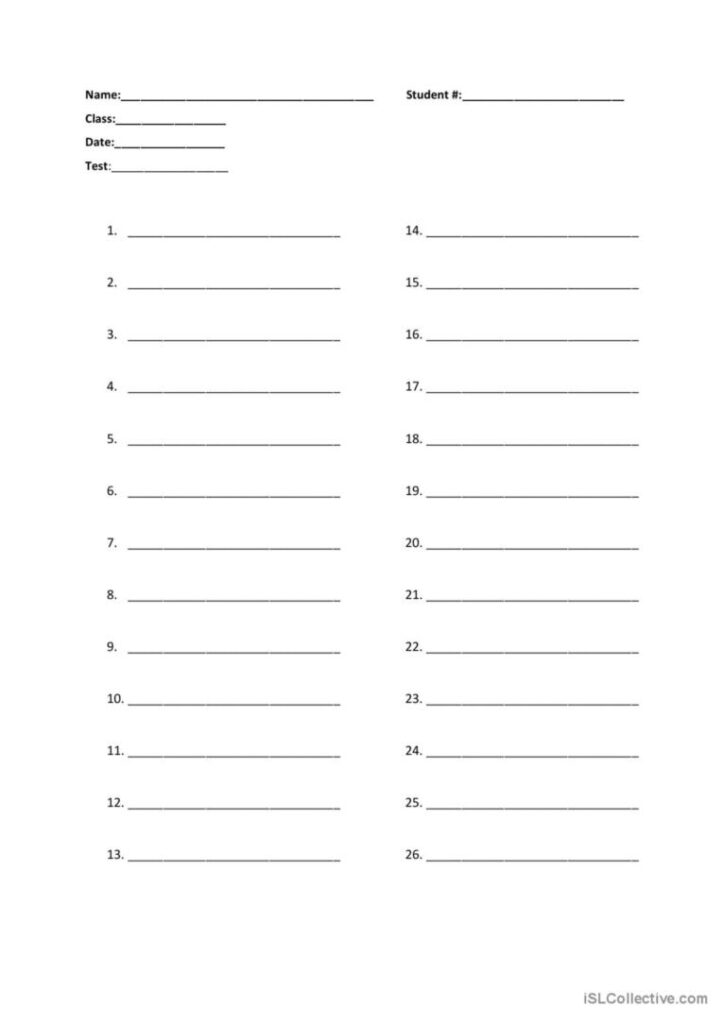 Printable Quiz Template Fillable Form 2023