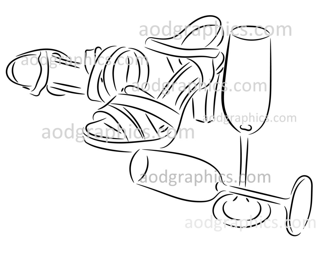 Printable Easy Paint And Sip Templates