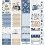 Winter Free Printable Planner Stickers Kit printableplannerstickers Planner Happy Planner Printables Planner Printables Free Happy Planner Stickers Free