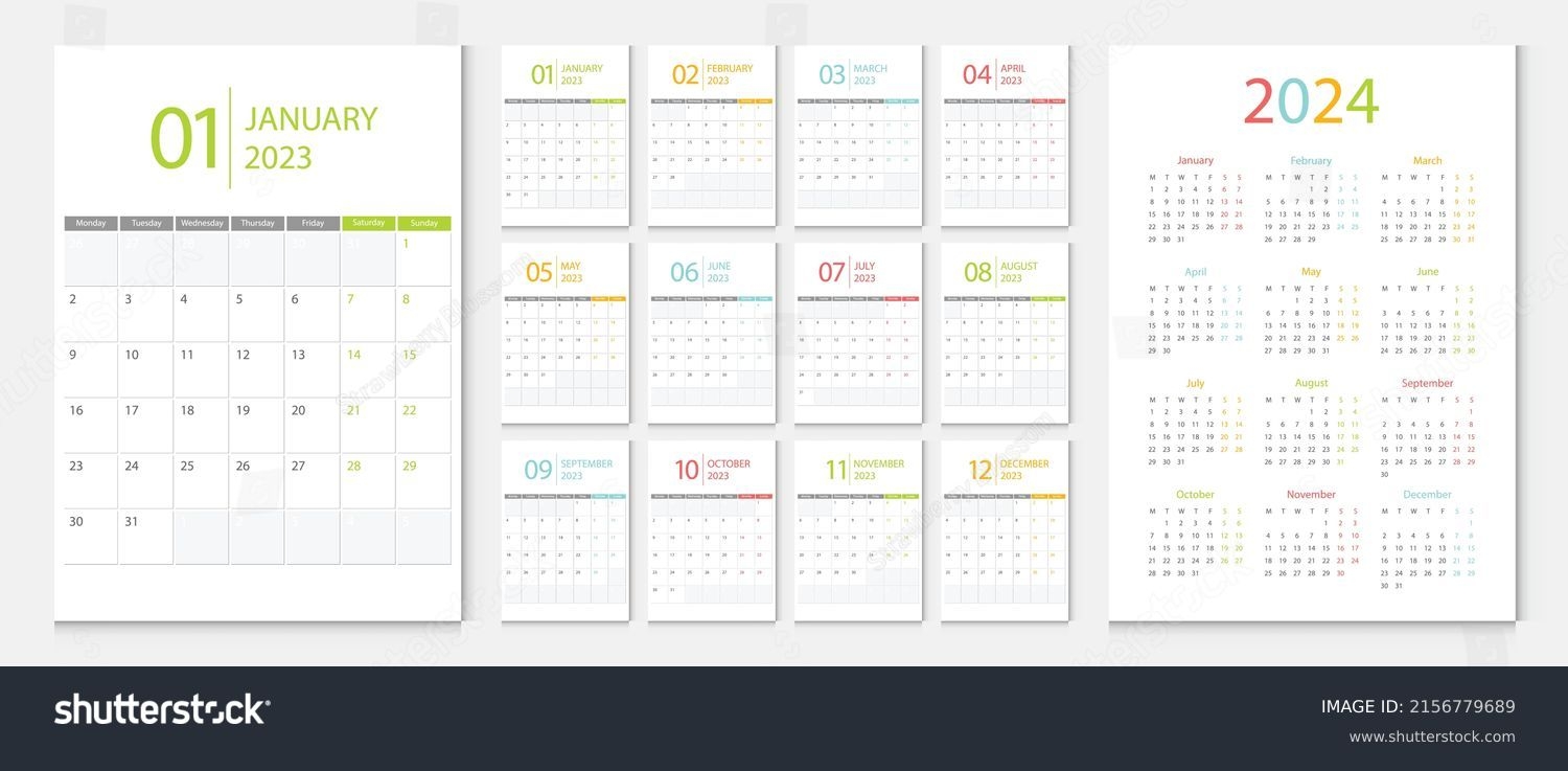 12 Manhole Year Printable Calendar