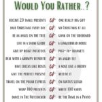 125 Christmas Would You Rather Questions Jolly Festive