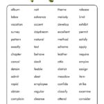 16 6th Grade Spelling Words Worksheets