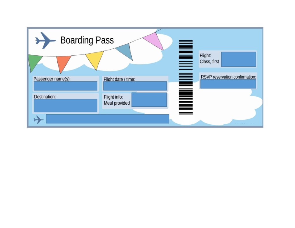 16 Real Fake Boarding Pass Templates 100 FREE TemplateLab - Fillable ...