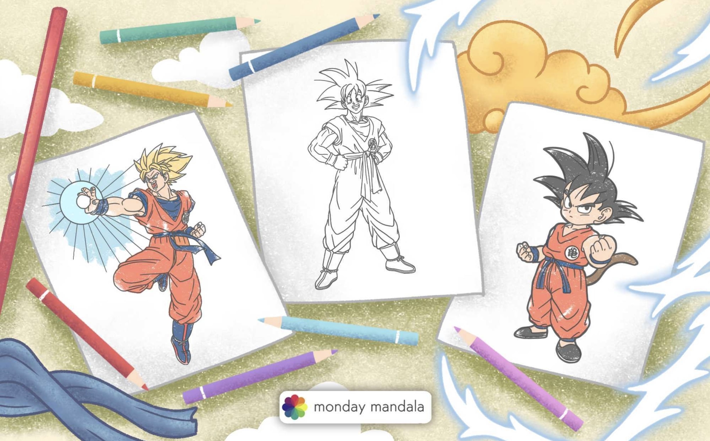 Dragon Ball Super Goku Printable