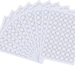 25mm 10 Sheets Printable Round Stickers A4 White Circle Stickers Matte Price Sticker Self Adhesive Sticky Labels Printable With Laser Or Inkjet Printers 70 Per Sheet Amazon de Stationery Office Supplies