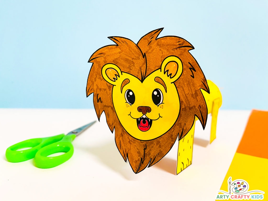 Lion Template Printable