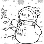 42 Snowman Coloring Pages Free PDF Printables