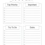 45 Printable To Do List Templates Free PDF