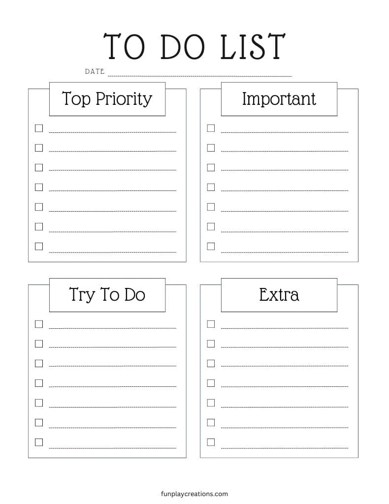 45 Printable To Do List Templates Free PDF 