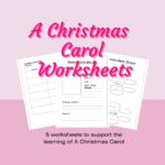 5 Christmas Carol Worksheets To Aid Student Study